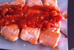 Recette Dukan : Filet de saumon au combava 