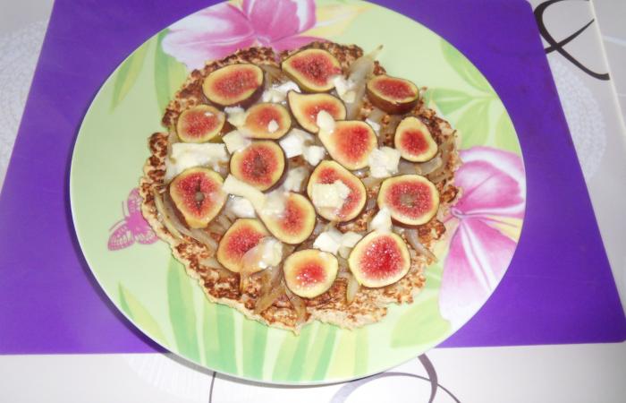 Pizza Figue et oignon caram�lis�