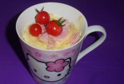 Photo Dukan Mug cake jambon tomate cerise