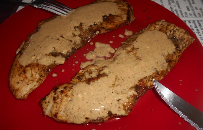 Escalope de veau � la cr�me