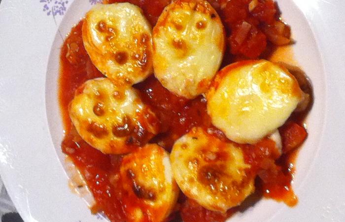 R�gime Dukan (recette minceur) : Gratin d'oeufs � l'italienne  #dukan https://www.proteinaute.com/recette-gratin-d-oeufs-a-l-italienne-13539.html