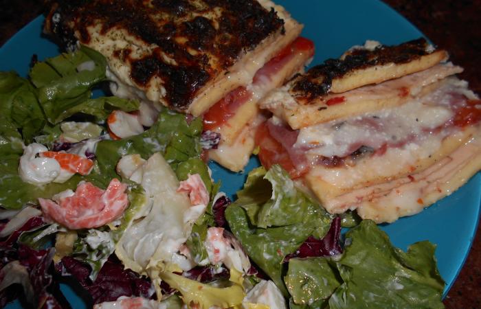 R�gime Dukan (recette minceur) : Croq le cake � la Proven�ale #dukan https://www.proteinaute.com/recette-croq-le-cake-a-la-provencale-13549.html