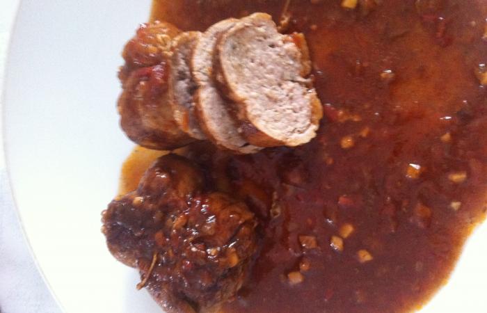 R�gime Dukan (recette minceur) : Paupiettes de veau sauce balsamique #dukan https://www.proteinaute.com/recette-paupiettes-de-veau-sauce-balsamique-13573.html