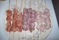 Recette Dukan : Trio de brochettes de dinde 