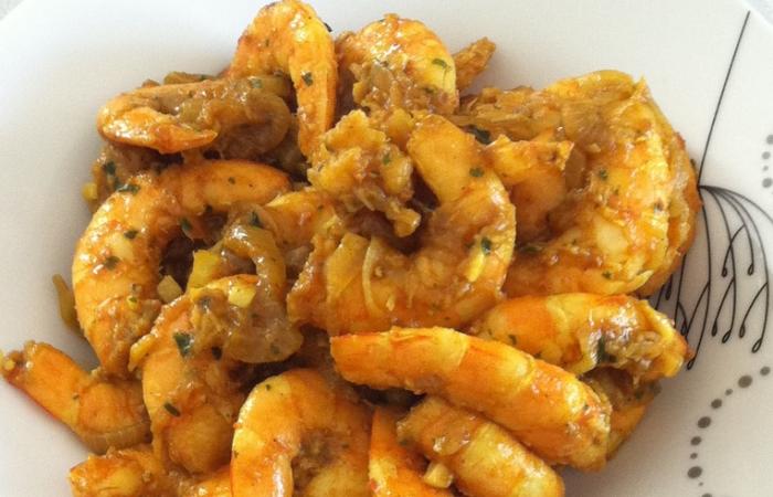 R�gime Dukan (recette minceur) : Crevettes saut�es aux �pices #dukan https://www.proteinaute.com/recette-crevettes-sautees-aux-epices-13738.html