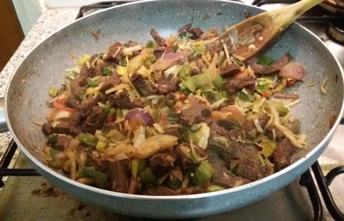 Régime Dukan (recette minceur) : Wok sucré-salé #dukan https://www.proteinaute.com/recette-wok-sucre-sale-13747.html