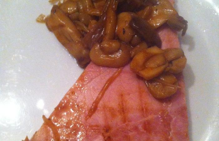 Régime Dukan (recette minceur) : Jambon poêlé sauce échalotes  #dukan https://www.proteinaute.com/recette-jambon-poele-sauce-echalotes-13764.html