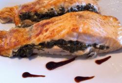Recette Dukan : Pavés de saumon farcis à l'oseille 