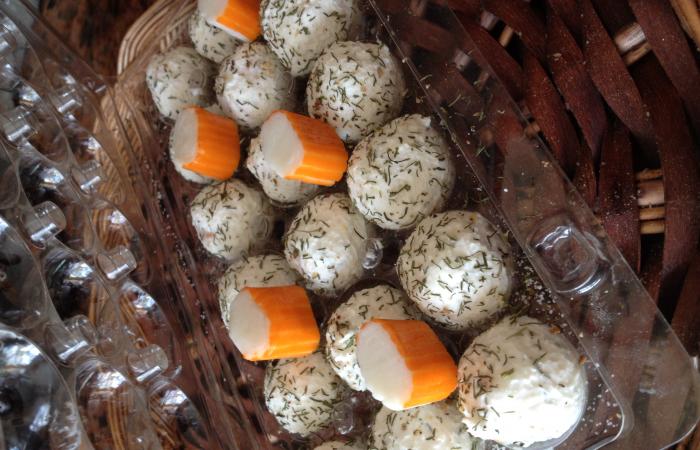 Rgime Dukan (recette minceur) : Surimi Balls #dukan https://www.proteinaute.com/recette-surimi-balls-13981.html