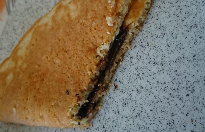R�gime Dukan (recette minceur) : Galette saveur cacahu�te fourr� chocolat  #dukan https://www.proteinaute.com/recette-galette-saveur-cacahuete-fourre-chocolat-13998.html