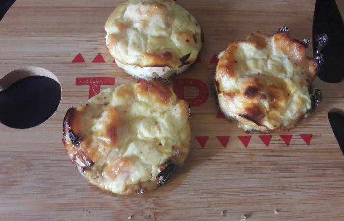 Mini-quiches courgette-saumon