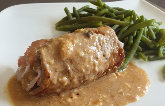Paupiette de veau aux carr�s frais ail et fines herbes