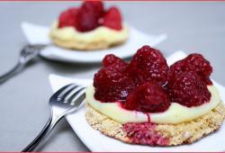 Recette Dukan : Tartelettes framboise, biscuit crousti-moelleux à la vanille