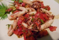 Recette Dukan : Crevettes rose et petits encornets 