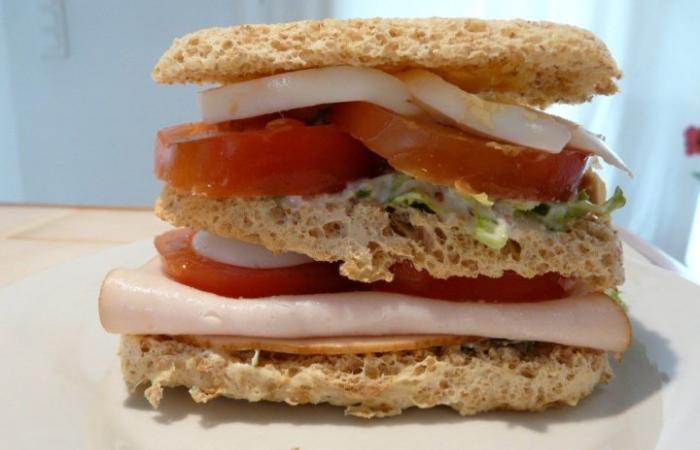 R�gime Dukan (recette minceur) : Club sandwich #dukan https://www.proteinaute.com/recette-club-sandwich-159.html