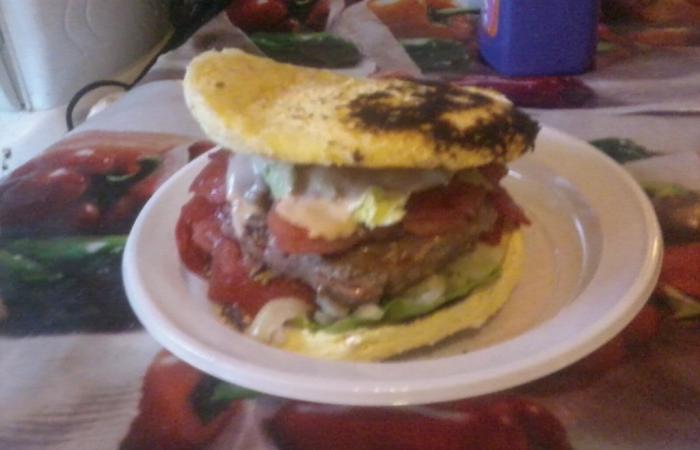 R�gime Dukan (recette minceur) : Extra burger sans son sans toler� au micro onde  #dukan https://www.proteinaute.com/recette-extra-burger-sans-son-sans-tolere-au-micro-onde-1666.html