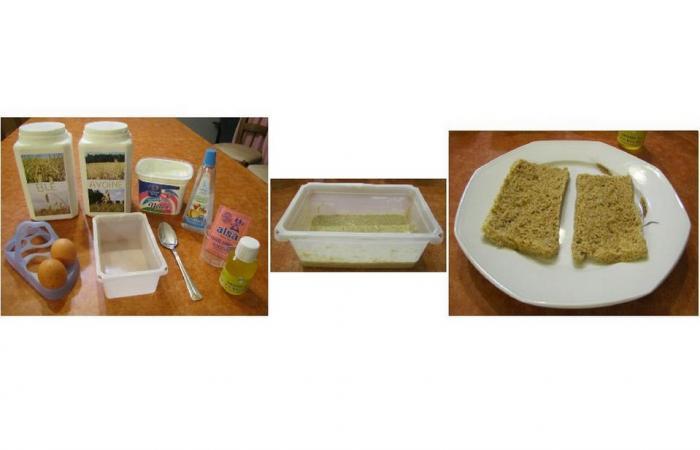 R�gime Dukan (recette minceur) : Gourmandes tartines ar�me 'miel' au micro-ondes #dukan https://www.proteinaute.com/recette-gourmandes-tartines-arome-miel-au-micro-ondes-1708.html