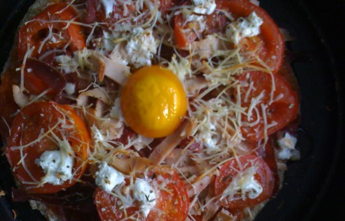 R�gime Dukan (recette minceur) : Pizza Far West #dukan https://www.proteinaute.com/recette-pizza-far-west-1776.html
