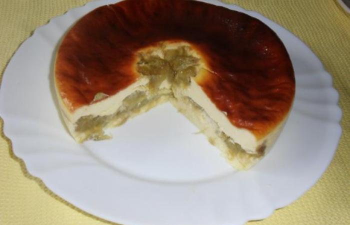 Cheesecake vanille et rhubarbe