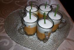 Recette Dukan : Velouté carotte moutardée et sa crème parfumée