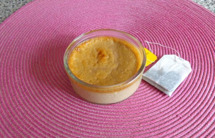 R�gime Dukan (recette minceur) : Cr�me aux oeufs au th� #dukan https://www.proteinaute.com/recette-creme-aux-oeufs-au-the-1856.html