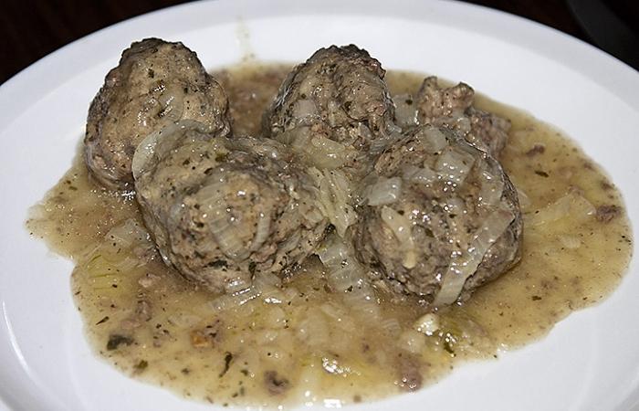 Boulettes liegeoises (sauce lapin) fa�on dudu