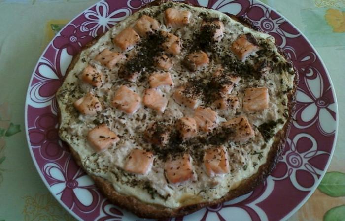 R�gime Dukan (recette minceur) : Pizza de la mer #dukan https://www.proteinaute.com/recette-pizza-de-la-mer-2369.html