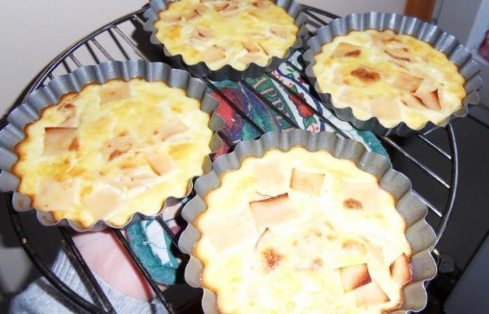 Rgime Dukan (recette minceur) : Tartelettes au jambon de dinde #dukan https://www.proteinaute.com/recette-tartelettes-au-jambon-de-dinde-240.html