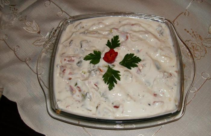 Rgime Dukan (recette minceur) : Salade de piments/poivrons au yaourth #dukan https://www.proteinaute.com/recette-salade-de-piments-poivrons-au-yaourth-2427.html