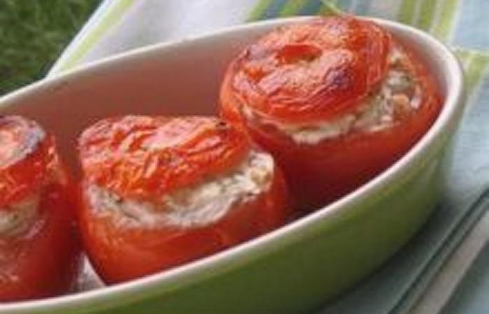 R�gime Dukan (recette minceur) : Tomates farcies � ma fa�on #dukan https://www.proteinaute.com/recette-tomates-farcies-a-ma-facon-2446.html