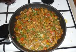 Recette Dukan : Curry de poulet multicolore