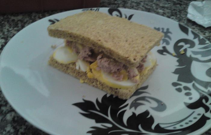 Rgime Dukan (recette minceur) : Sandwich thon mayo oeuf #dukan https://www.proteinaute.com/recette-sandwich-thon-mayo-oeuf-2512.html
