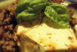 Recette Dukan : Tofu ferme sur lit de sauce tomate-basilic