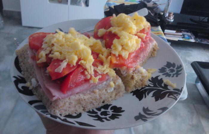 Régime Dukan (recette minceur) : Sandwich façon bruschette #dukan https://www.proteinaute.com/recette-sandwich-facon-bruschette-2572.html