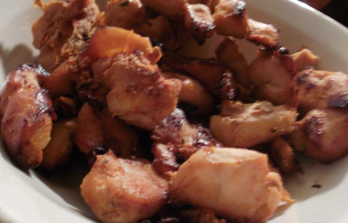 Rgime Dukan (recette minceur) : minc de poulet sauce barbecue #dukan https://www.proteinaute.com/recette-emince-de-poulet-sauce-barbecue-2645.html