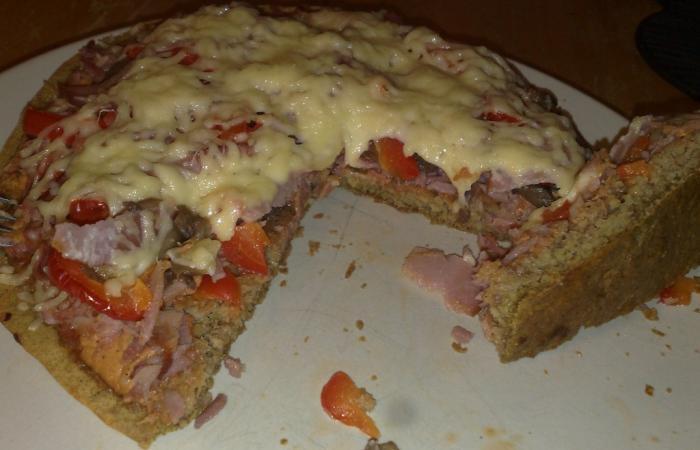 R�gime Dukan (recette minceur) : P�te � pizza moelleuse #dukan https://www.proteinaute.com/recette-pate-a-pizza-moelleuse-2653.html