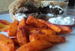 Recette Dukan : Dudu burger frites avec sa sauce blanche