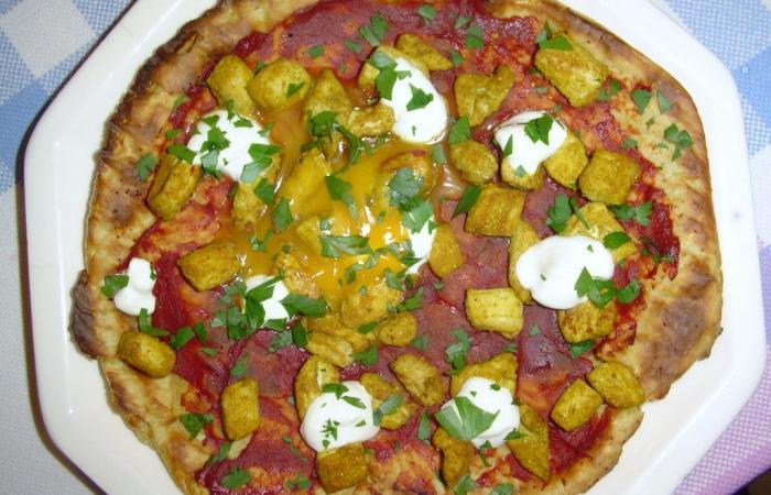 Rgime Dukan (recette minceur) : Pizza Hawaenne #dukan https://www.proteinaute.com/recette-pizza-hawaienne-2760.html