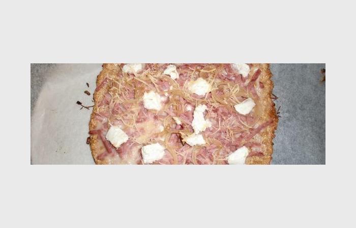 R�gime Dukan (recette minceur) : Flammenk�che Dukan #dukan https://www.proteinaute.com/recette-flammenkuche-dukan-281.html