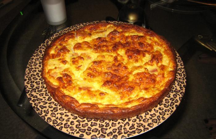 R�gime Dukan (recette minceur) : Quiche sans pate au jambonneau #dukan https://www.proteinaute.com/recette-quiche-sans-pate-au-jambonneau-2884.html