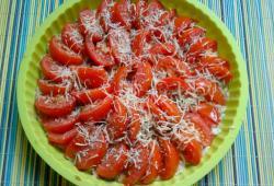 Photo Dukan Tarte sans pâte, tomate et thon