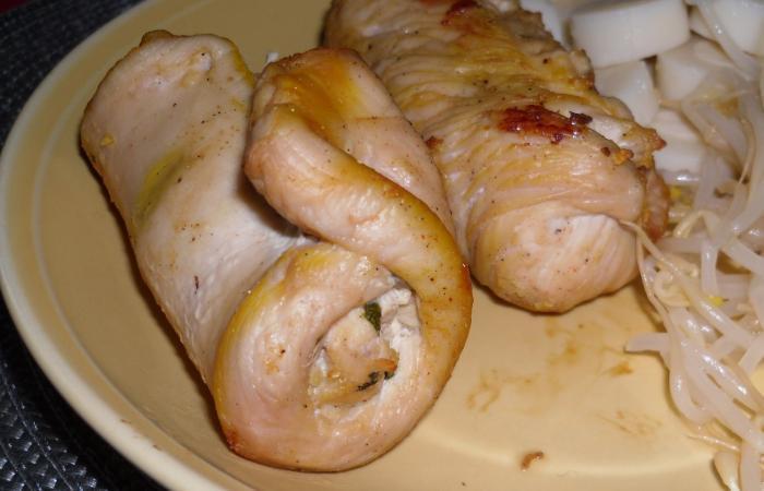 Régime Dukan (recette minceur) : Filet de dinde farci #dukan https://www.proteinaute.com/recette-filet-de-dinde-farci-3129.html