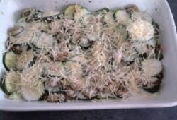 R�gime Dukan, la recette Gratin de moules et de courgettes