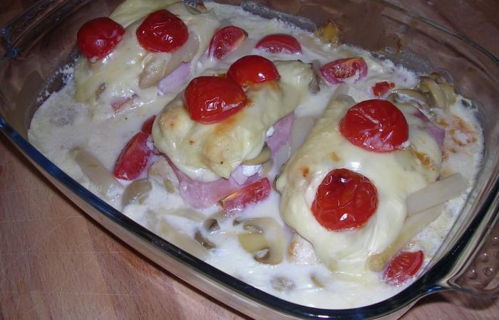 Régime Dukan (recette minceur) : Escalope Jéricho #dukan https://www.proteinaute.com/recette-escalope-jericho-3241.html