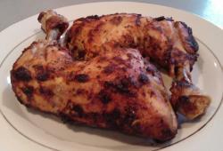 Recette Dukan : Cuisses de poulet r�tie sucr�e/sal�e