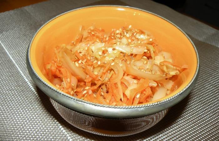 Rgime Dukan (recette minceur) : Salade de chou faon japonaise #dukan https://www.proteinaute.com/recette-salade-de-chou-facon-japonaise-3257.html
