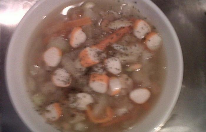 Régime Dukan (recette minceur) : Soupe de poisson #dukan https://www.proteinaute.com/recette-soupe-de-poisson-3377.html