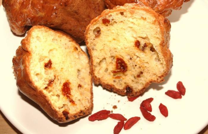 R�gime Dukan (recette minceur) : Muffins cassis et baies de goji #dukan https://www.proteinaute.com/recette-muffins-cassis-et-baies-de-goji-3421.html