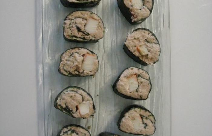 Régime Dukan (recette minceur) : Sushis Thon-surimi #dukan https://www.proteinaute.com/recette-sushis-thon-surimi-3436.html