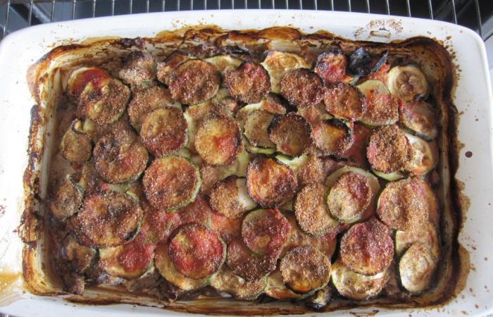 R�gime Dukan (recette minceur) : Gratin de l�gumes farci � la viande #dukan https://www.proteinaute.com/recette-gratin-de-legumes-farci-a-la-viande-3595.html